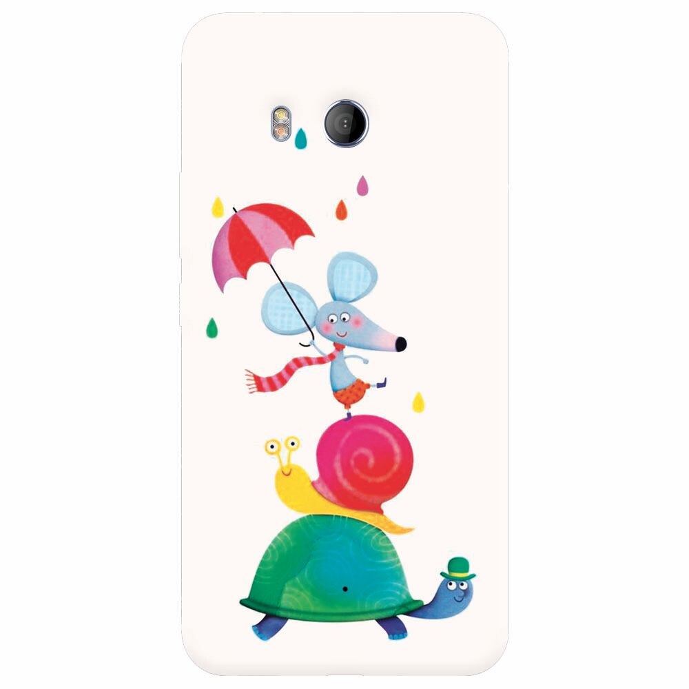 Husa silicon pentru Htc U 11, Happy Animals