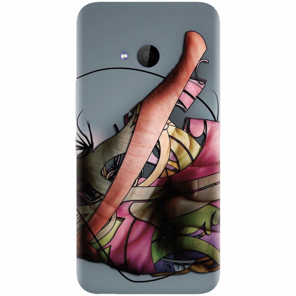 Husa silicon pentru Htc U 11 Life, Abstract Minimalistic Hands