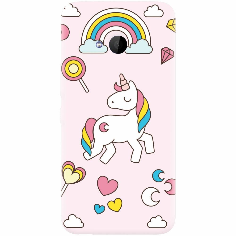 Husa silicon pentru Htc U 11 Life, Cute Unicorn