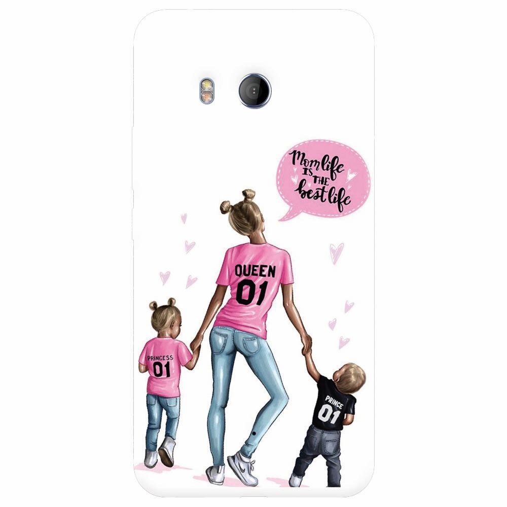 Husa silicon pentru Htc U 11, Mom Life