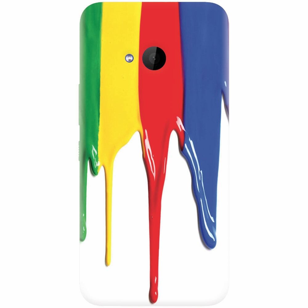 Husa silicon pentru Htc U 11 Life, Dripping Colorful Paint
