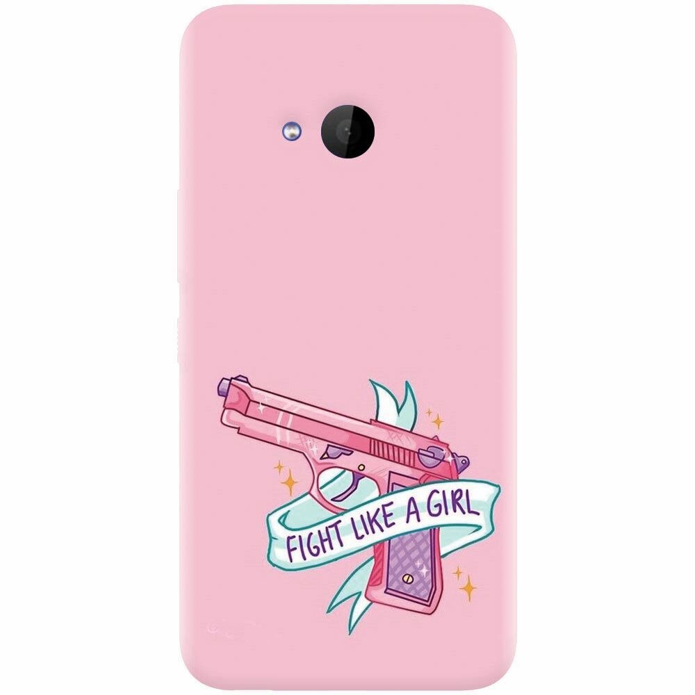 Husa silicon pentru Htc U 11 Life, Fight Like A Girl
