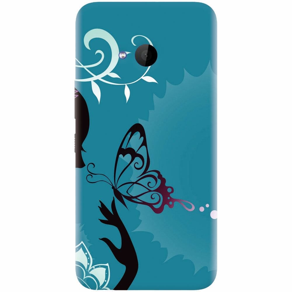 Husa silicon pentru Htc U 11 Life, Blue Butterfly