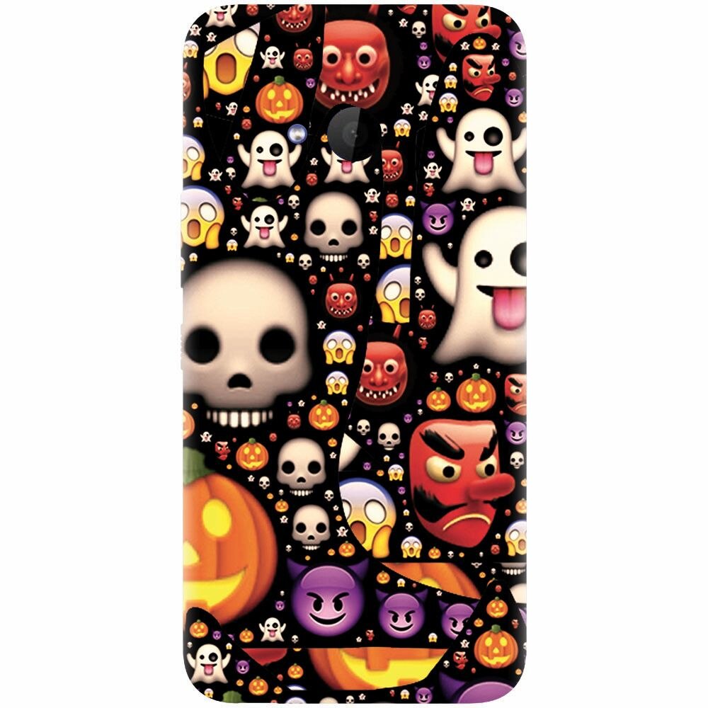 Husa silicon pentru Htc U 11 Life, Emoji Mess