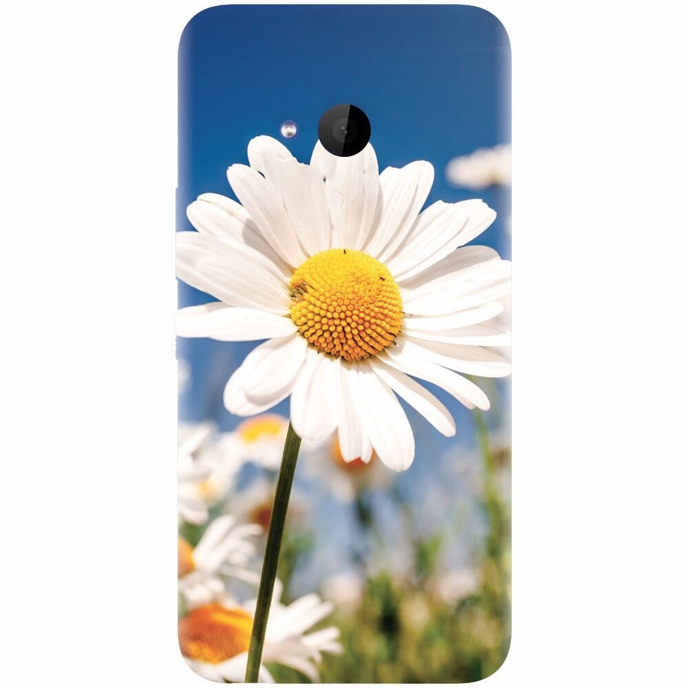 Husa silicon pentru Htc U 11 Life, Daisies Field Flowers