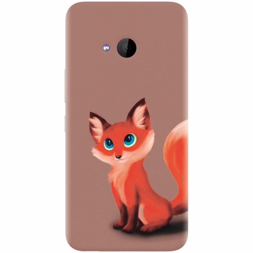 Husa silicon pentru Htc U 11 Life, Fox Cartoon Animal And