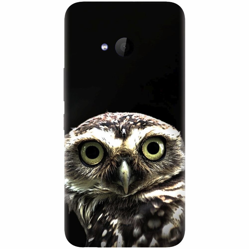 Husa silicon pentru Htc U 11 Life, Owl In The Dark