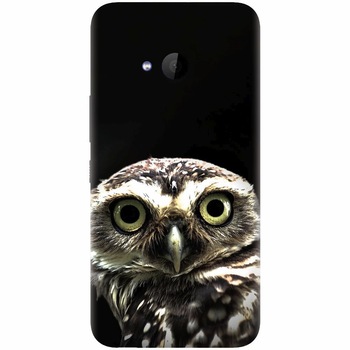 Husa silicon pentru Htc U 11 Life, Owl In The Dark Husa silicon pentru Htc U 11 Life, Owl In The Dark
