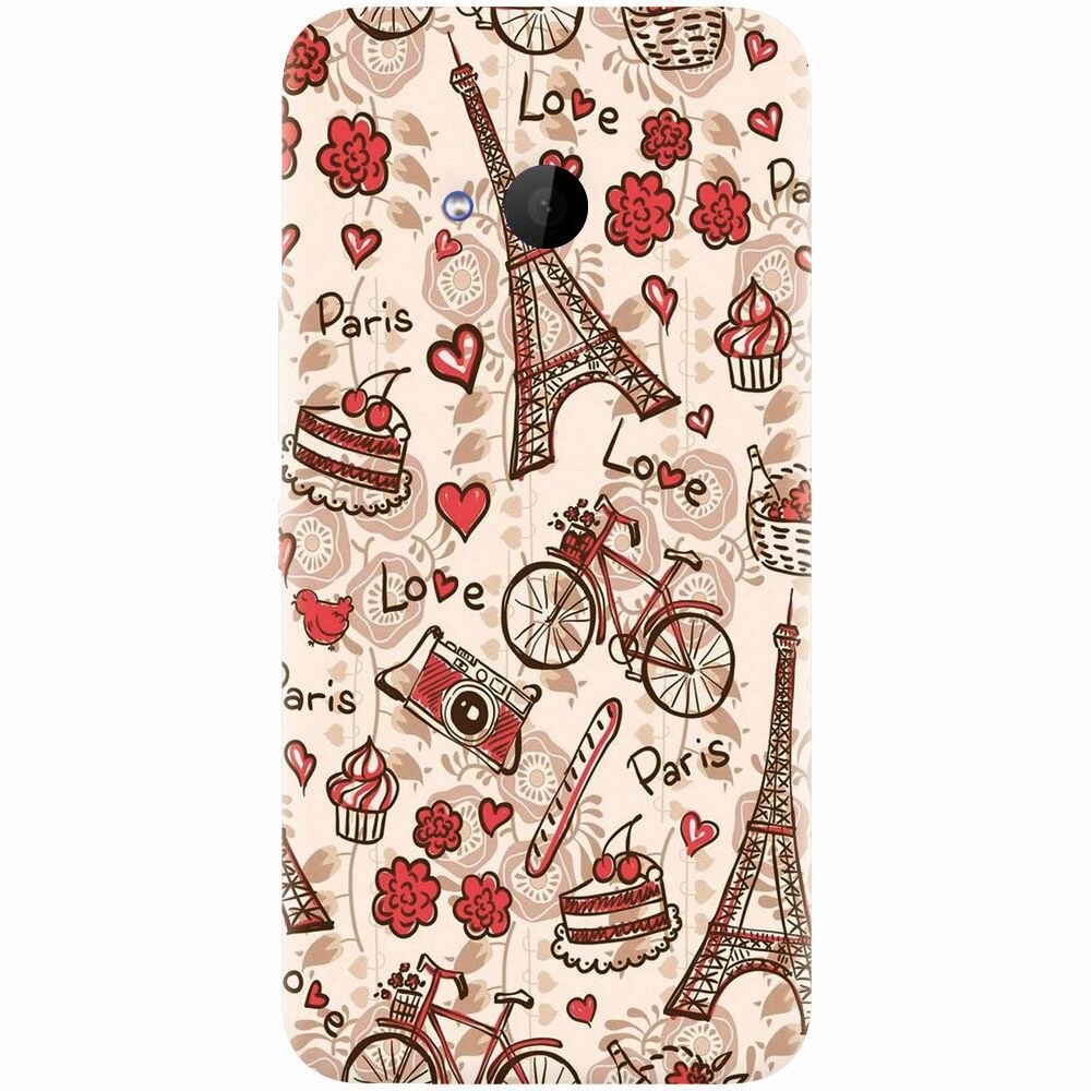 Husa silicon pentru Htc U 11 Life, Paris Love