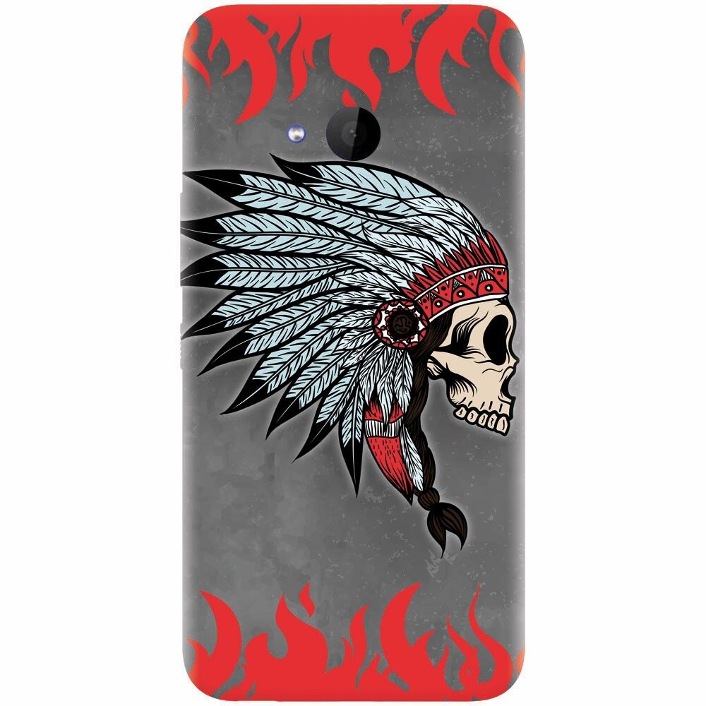 Husa silicon pentru Htc U 11 Life, Indian Skull