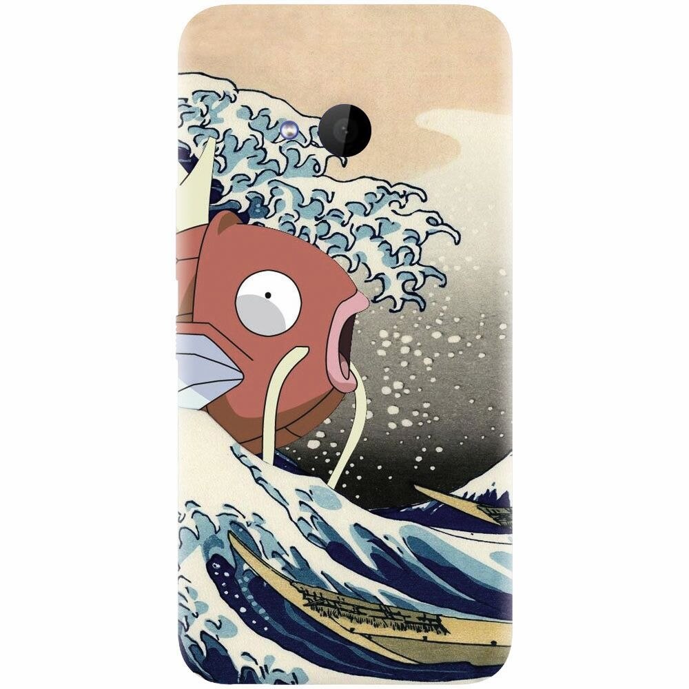 Husa silicon pentru Htc U 11 Life, Great Wave Fish