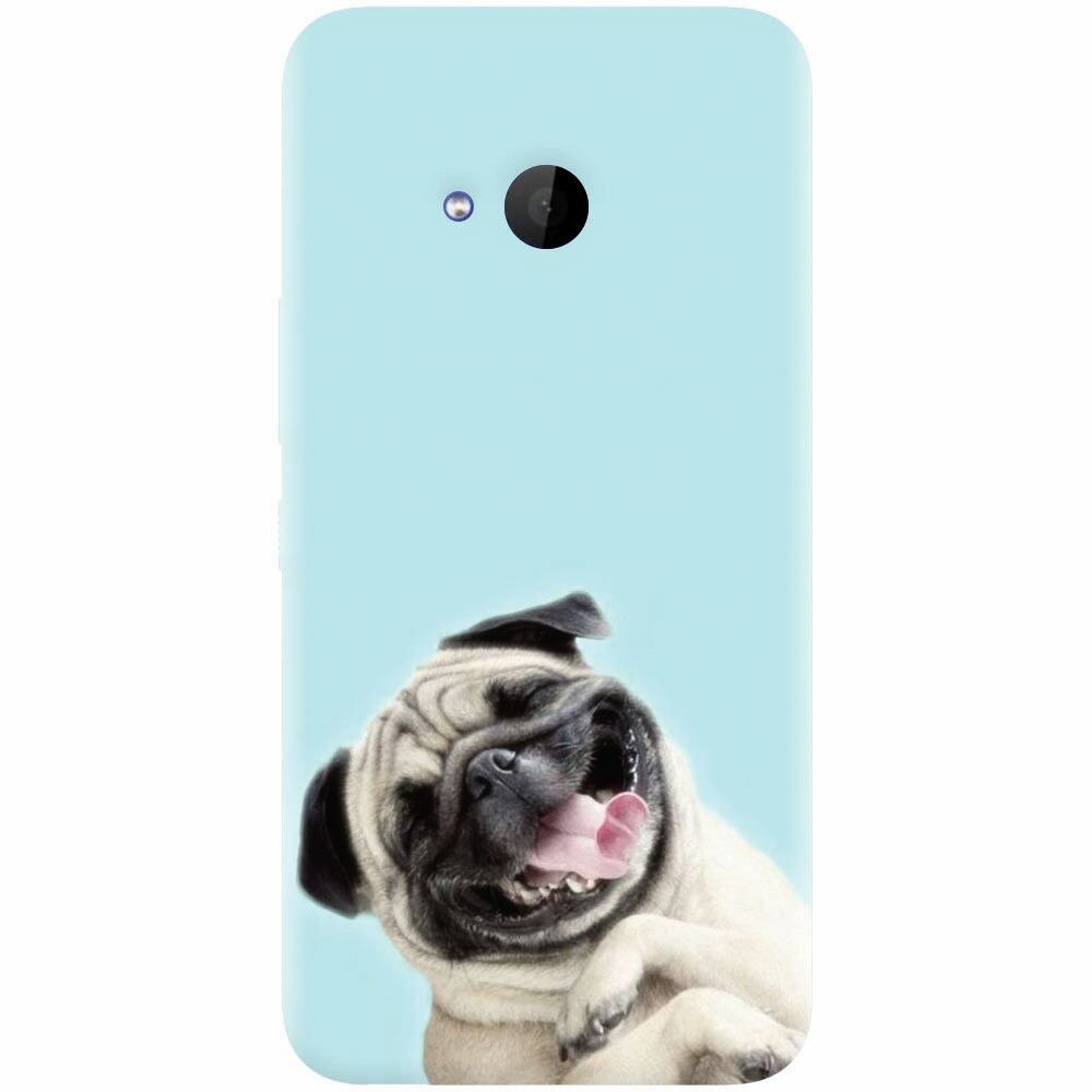 Husa silicon pentru Htc U 11 Life, Happy Dog