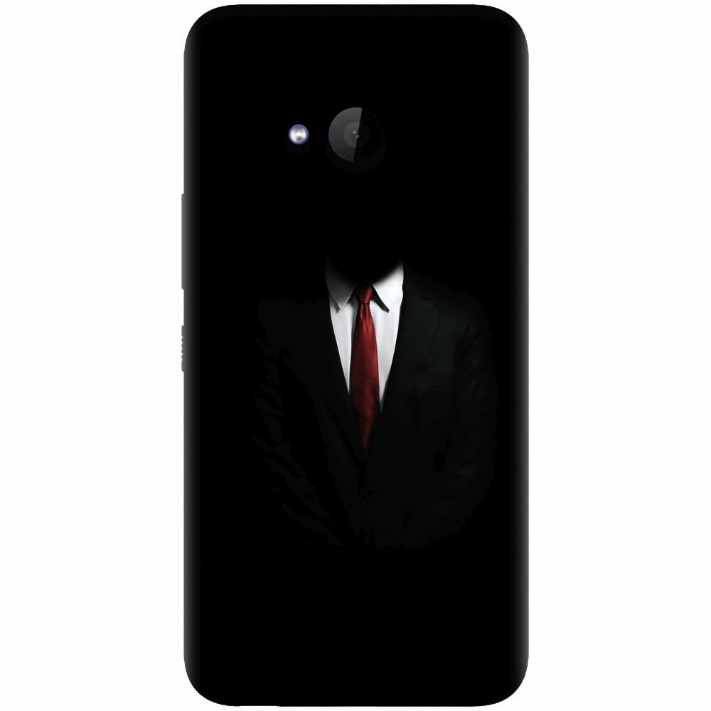Husa silicon pentru Htc U 11 Life, Mystery Man In Suit