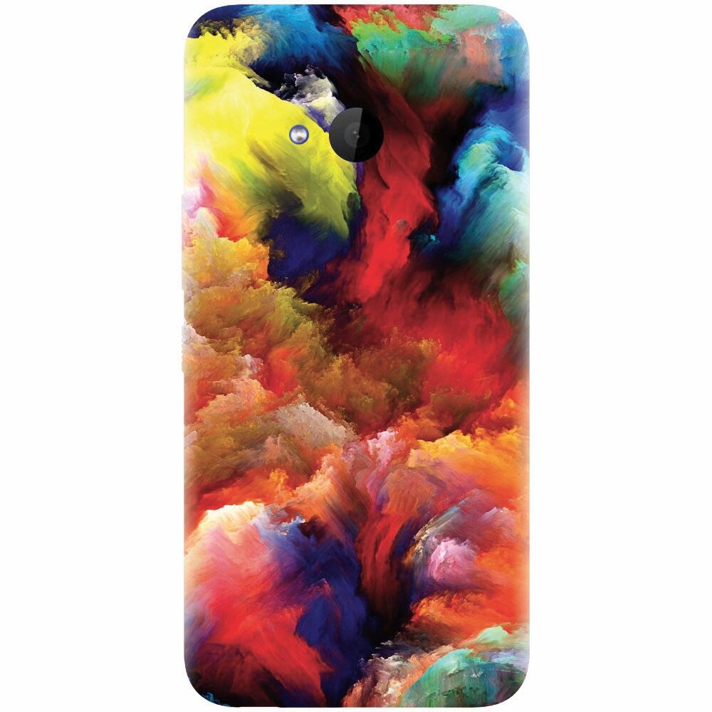 Husa silicon pentru Htc U 11 Life, Oil Painting Colorful Strokes