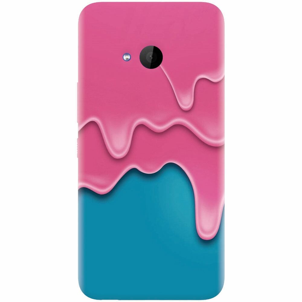Husa silicon pentru Htc U 11 Life, Pink Liquid Dripping