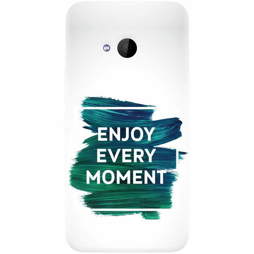 Husa silicon pentru Htc U 11 Life, Enjoy Every Moment Motivational