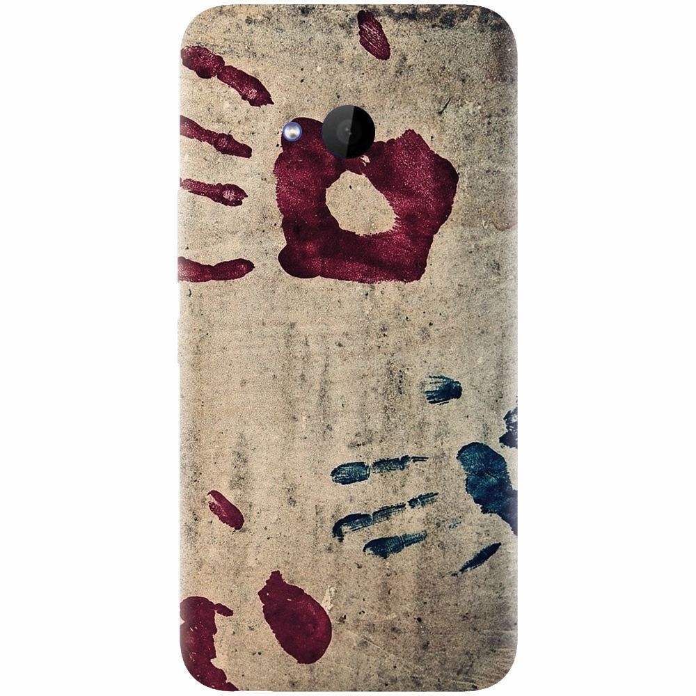 Husa silicon pentru Htc U 11 Life, Handprints