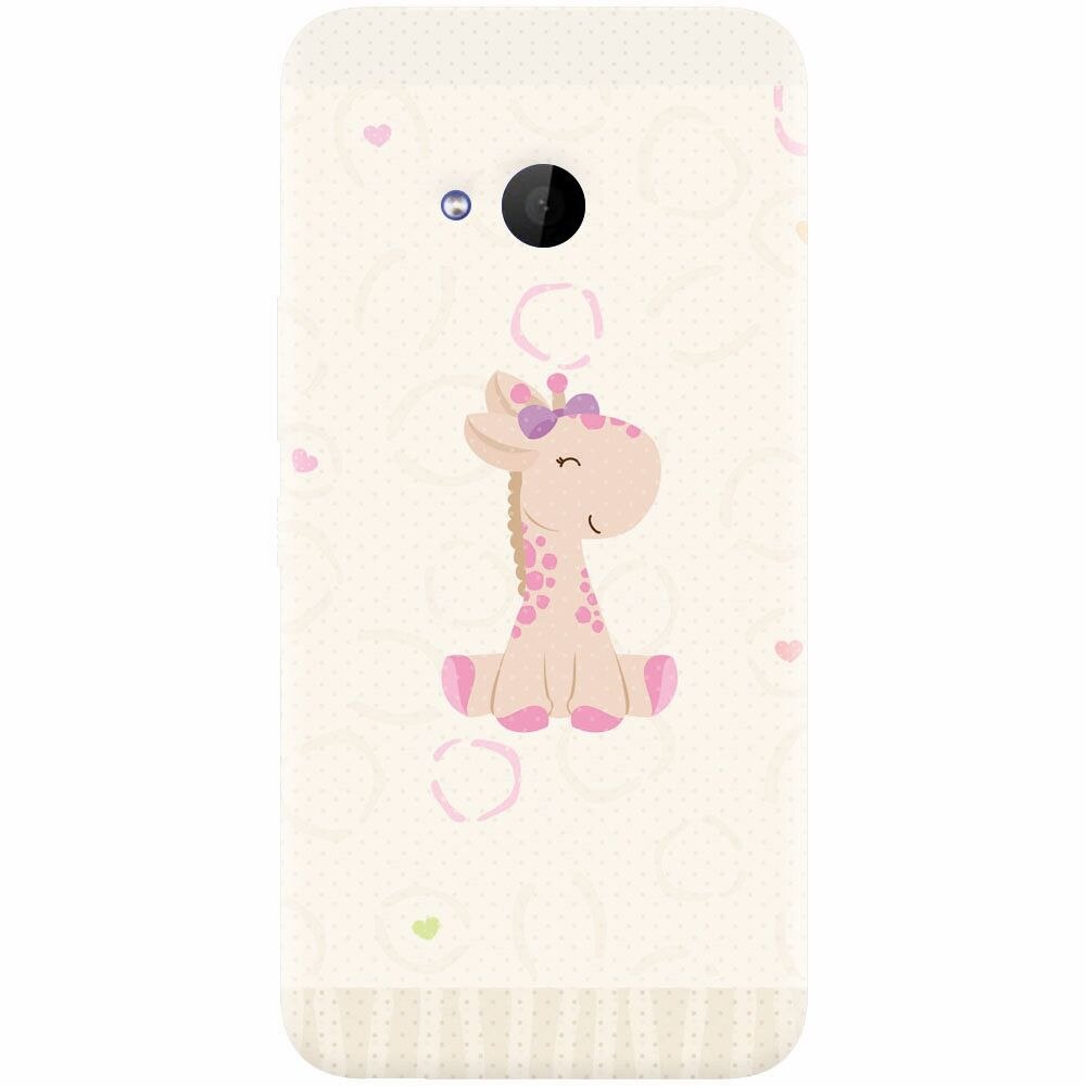 Husa silicon pentru Htc U 11 Life, Giraffe Cute