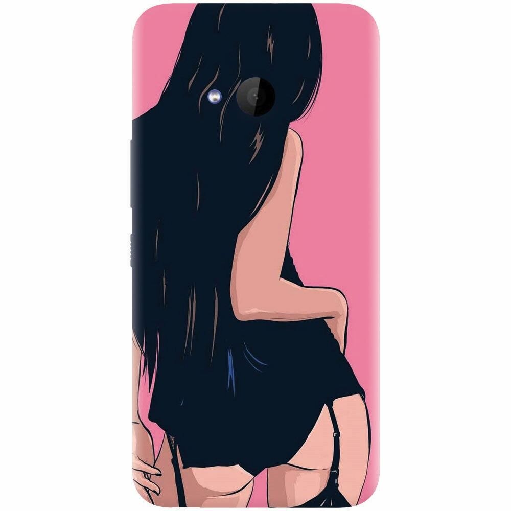 Husa silicon pentru Htc U 11 Life, Girl With Long Hair