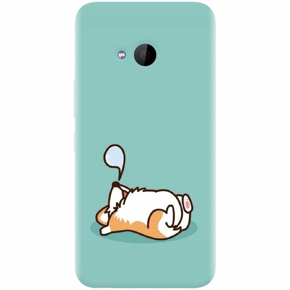 Husa silicon pentru Htc U 11 Life, Cute Corgi