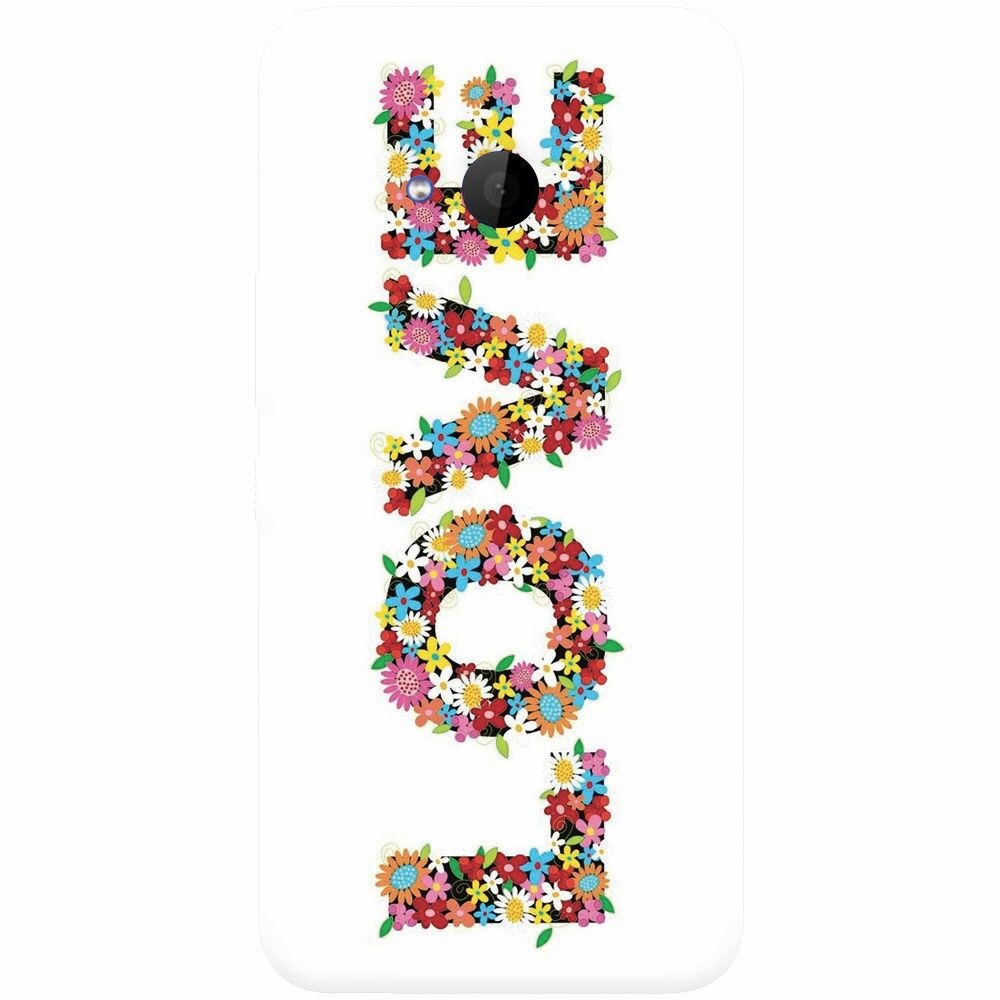 Husa silicon pentru Htc U 11 Life, Love Made By Flowers