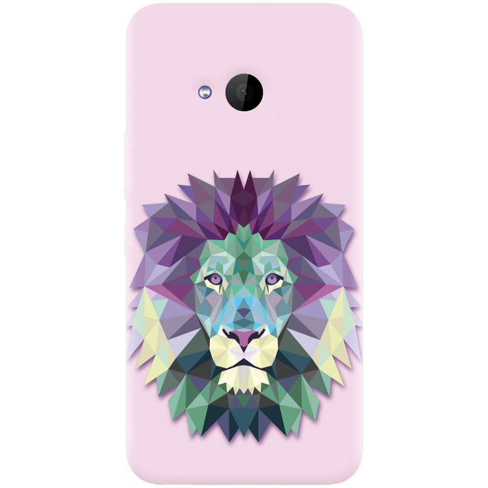 Husa silicon pentru Htc U 11 Life, Polygon Lion