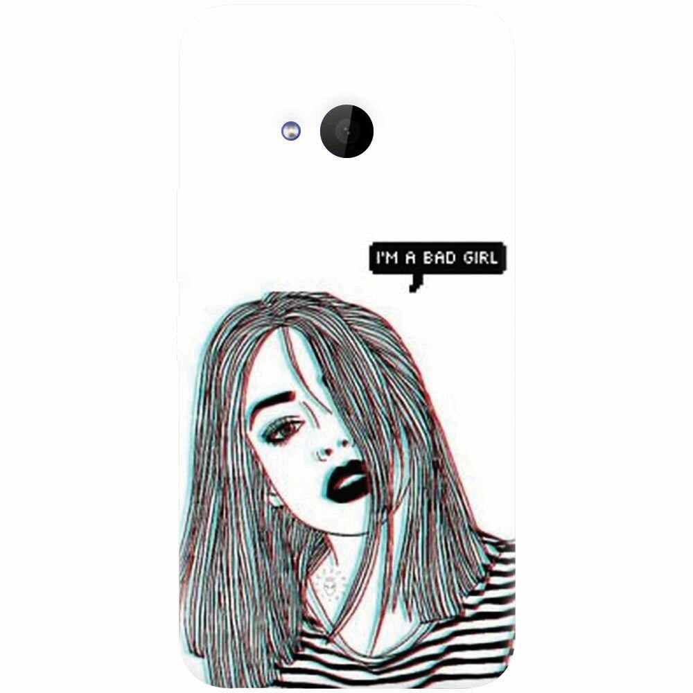 Husa silicon pentru Htc U 11 Life, Im A Bad Girl