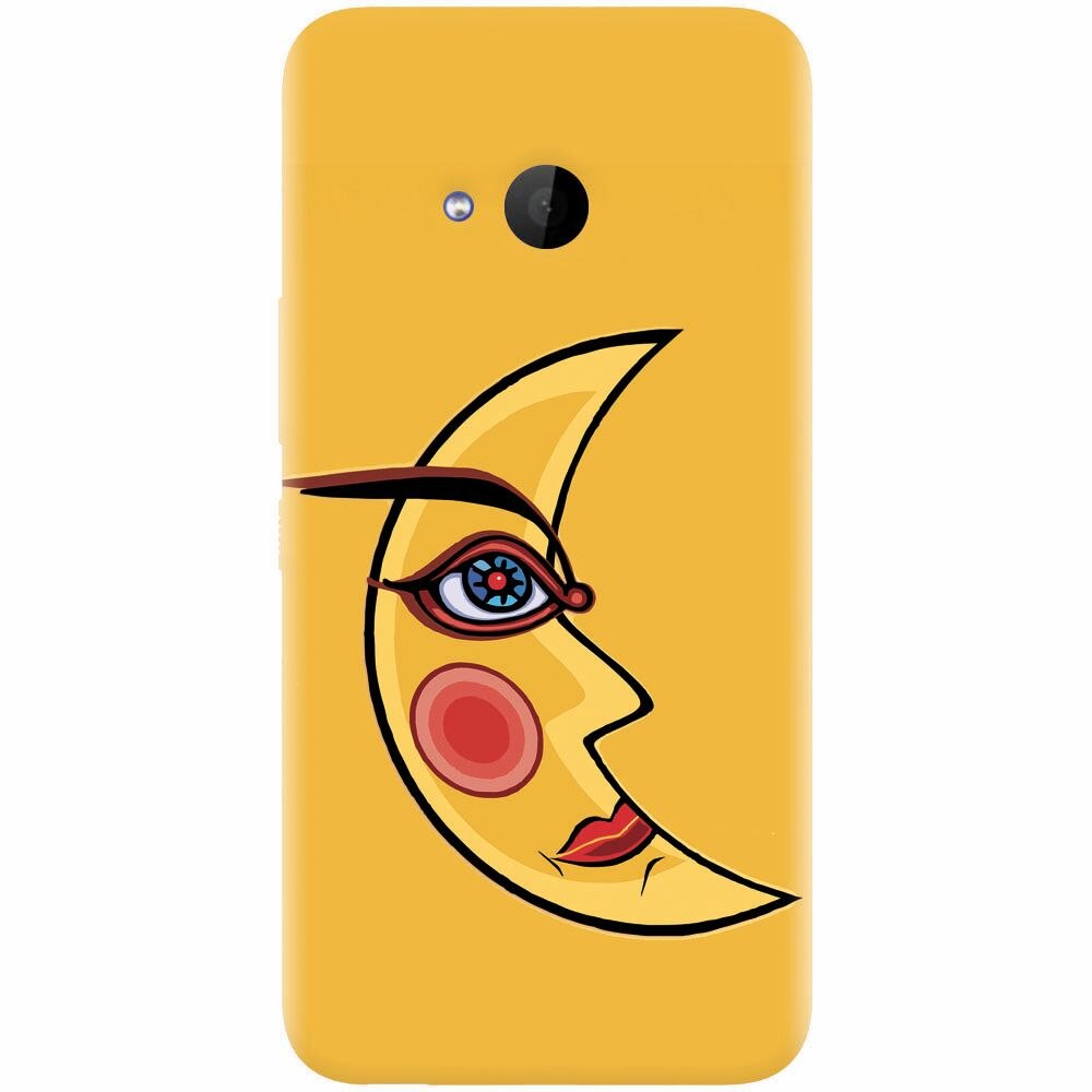 Husa silicon pentru Htc U 11 Life, Yellow Moon