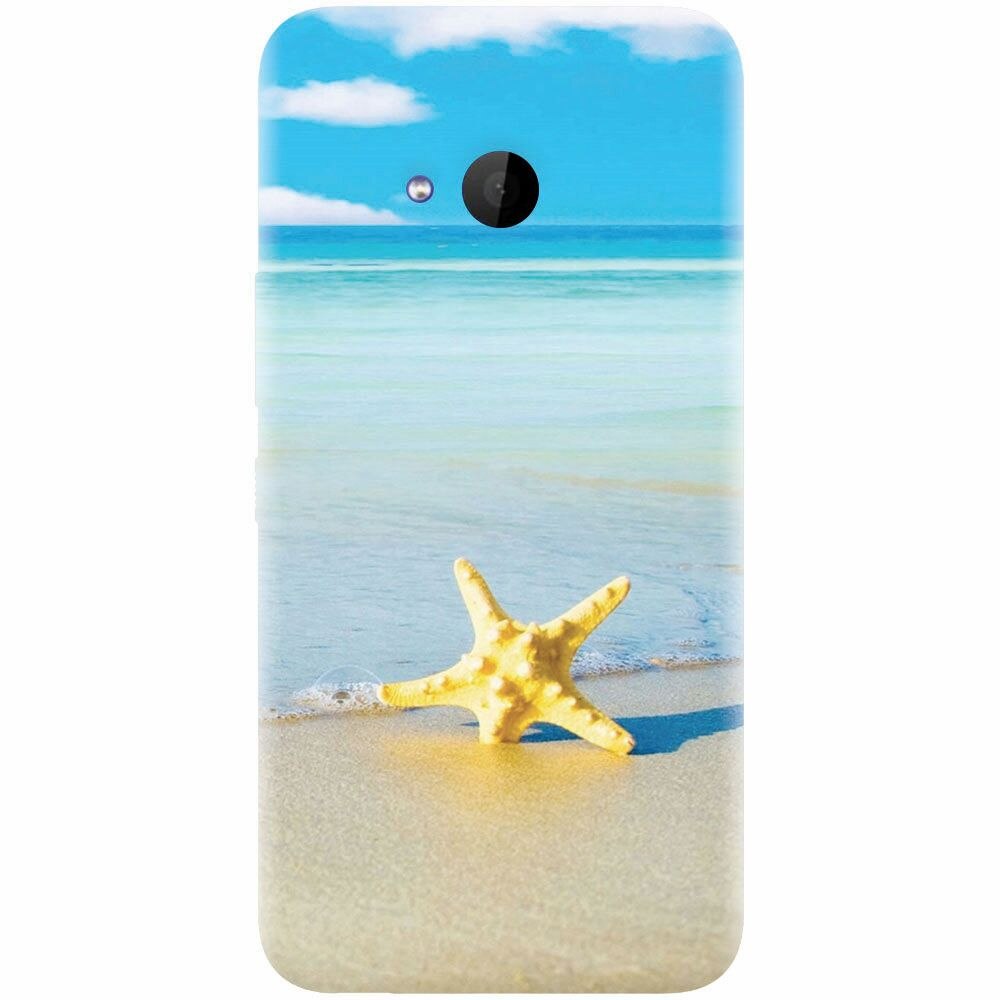 Husa silicon pentru Htc U 11 Life, Starfish Beach