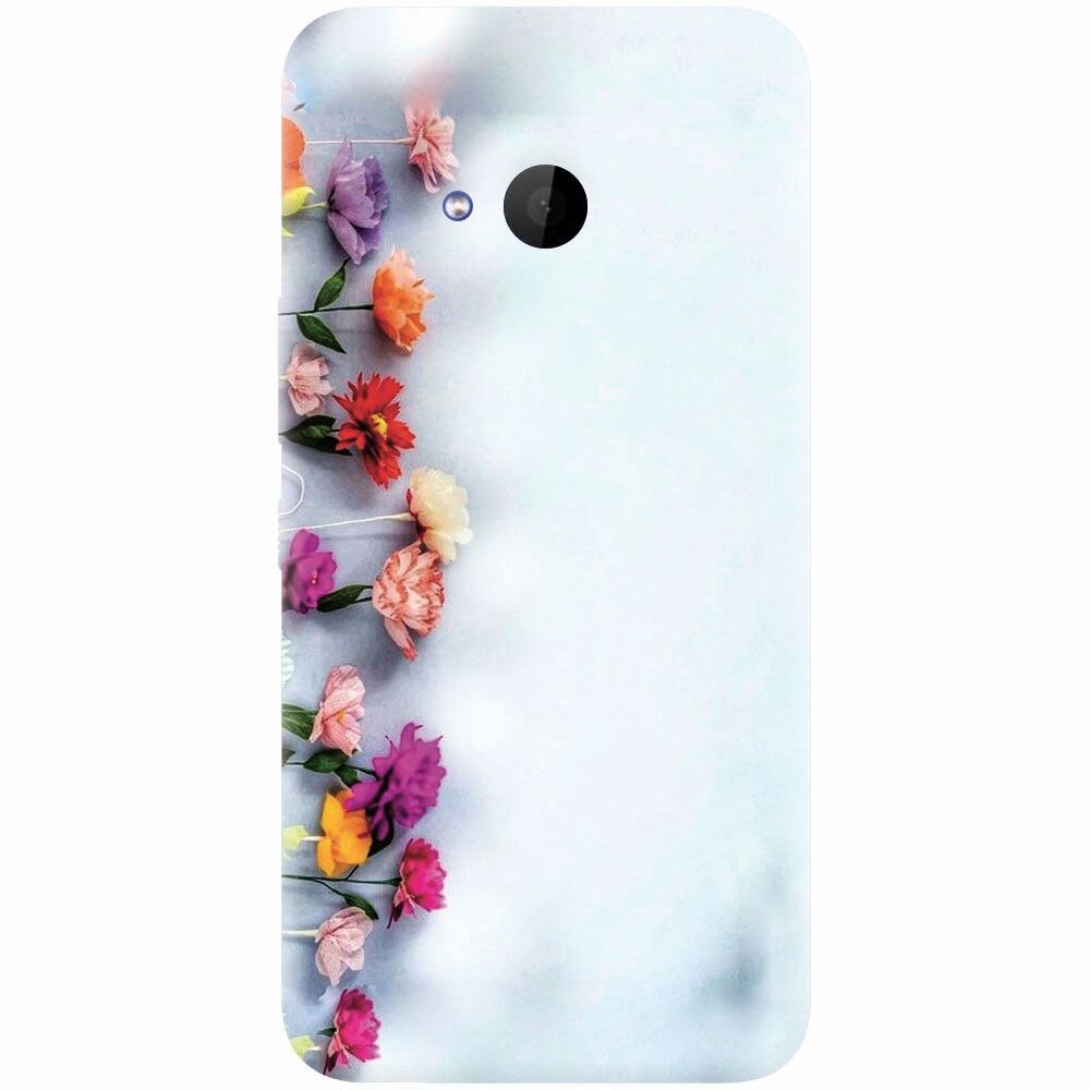Husa silicon pentru Htc U 11 Life, Flowers