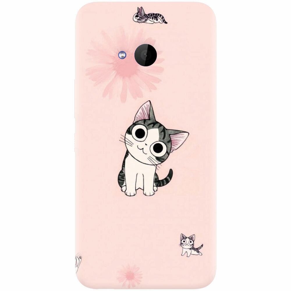 Husa silicon pentru Htc U 11 Life, Cute Cat 101