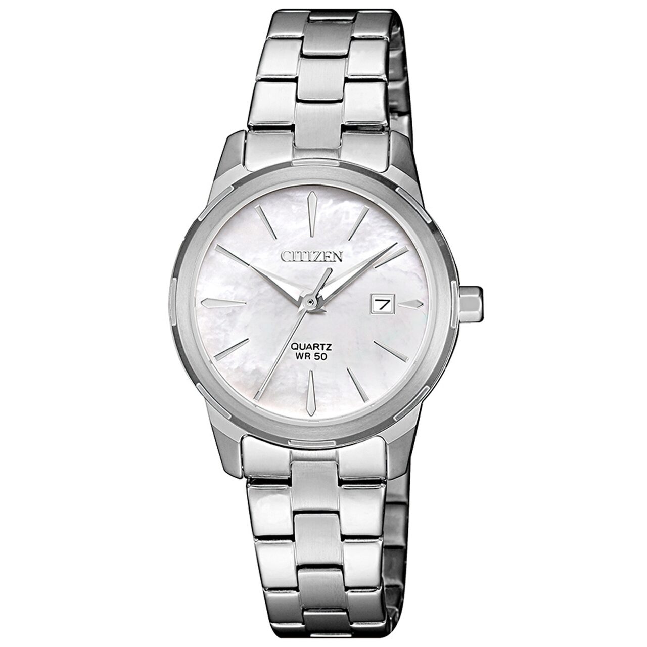 Ceas de dama Citizen EU6070-51D, 28mm, 5ATM, Argintiu