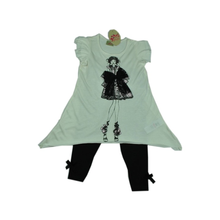 Compleu copii, GlobalOutlet, Bumbac, Multicolor, 92 cm