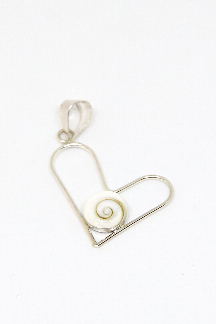 Pandantiv argint 925 cu Scoica naturala