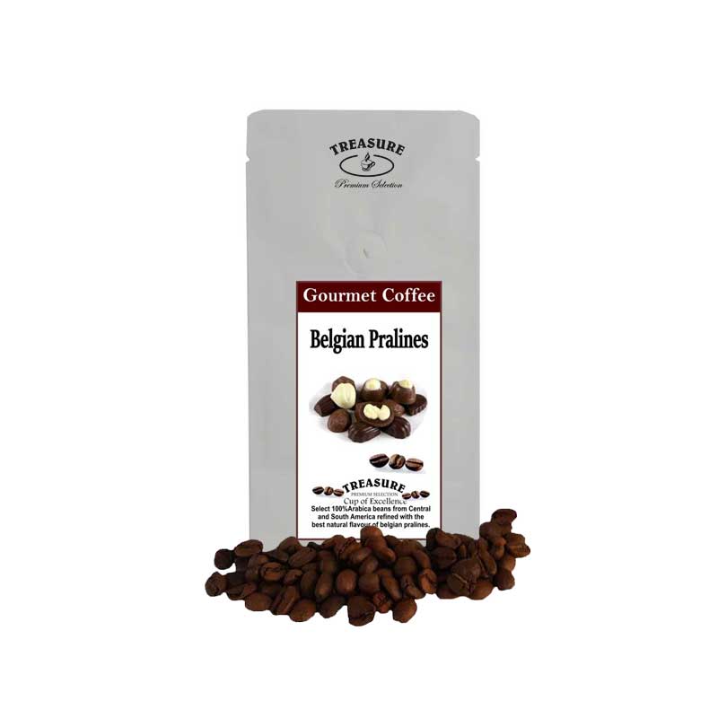 Cafea Praline Belgiene Boabe 100g Treasure
