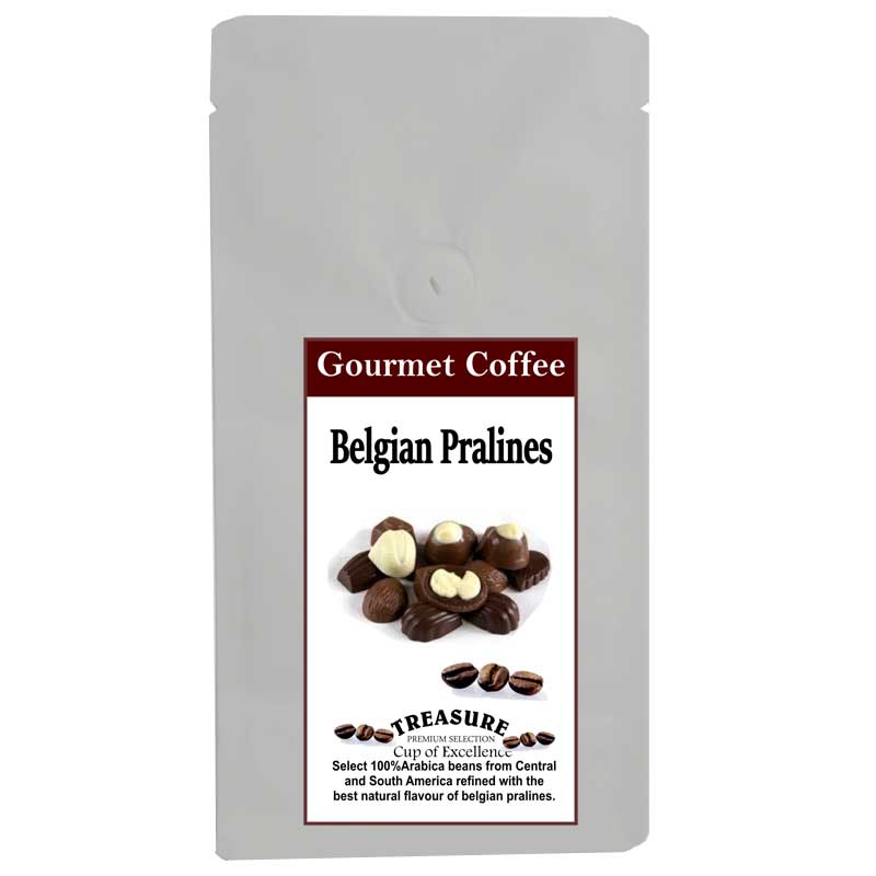 Cafea Praline Belgiene , Boabe ,100g , Gourmet Treasure