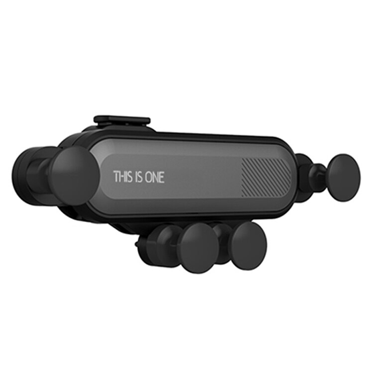 Suport auto universal pentru telefoane, protectie pneumatica antisoc, Negru, Antech Sim