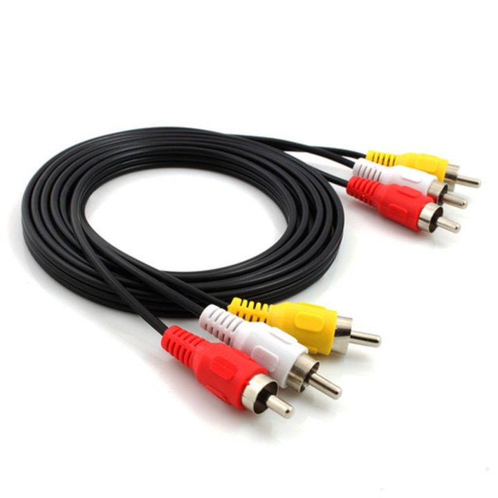 Кабел 3xRCA(м)/3xRCA(м) 1,5m
