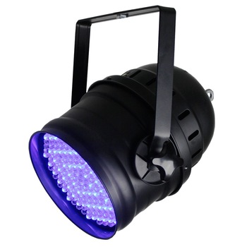 Proiector LED RGB, 177 LED-uri, DMX, schimbare culoare, strobo, dimmer 0-100%, reglaj viteza Proiector LED RGB, 177 LED-uri, DMX, schimbare culoare, strobo, dimmer 0-100%, reglaj viteza