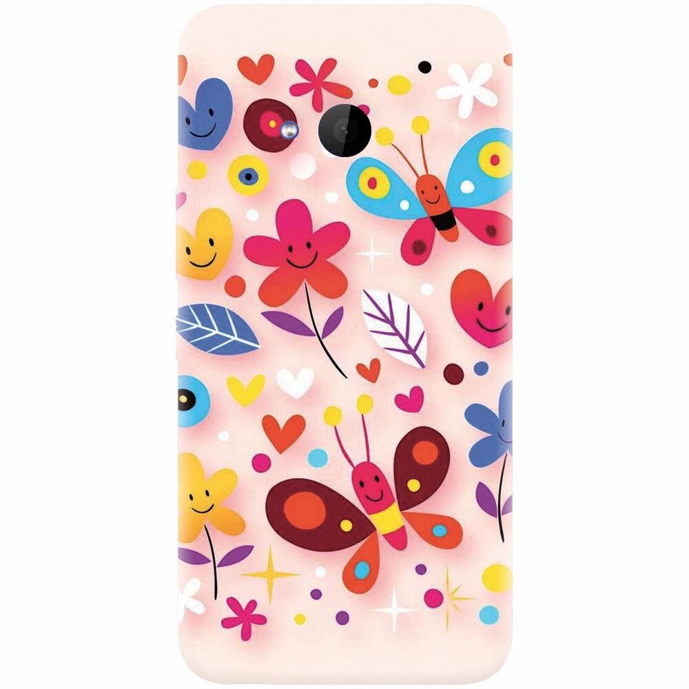 Husa silicon pentru Htc U 11 Life, Butterfly 102