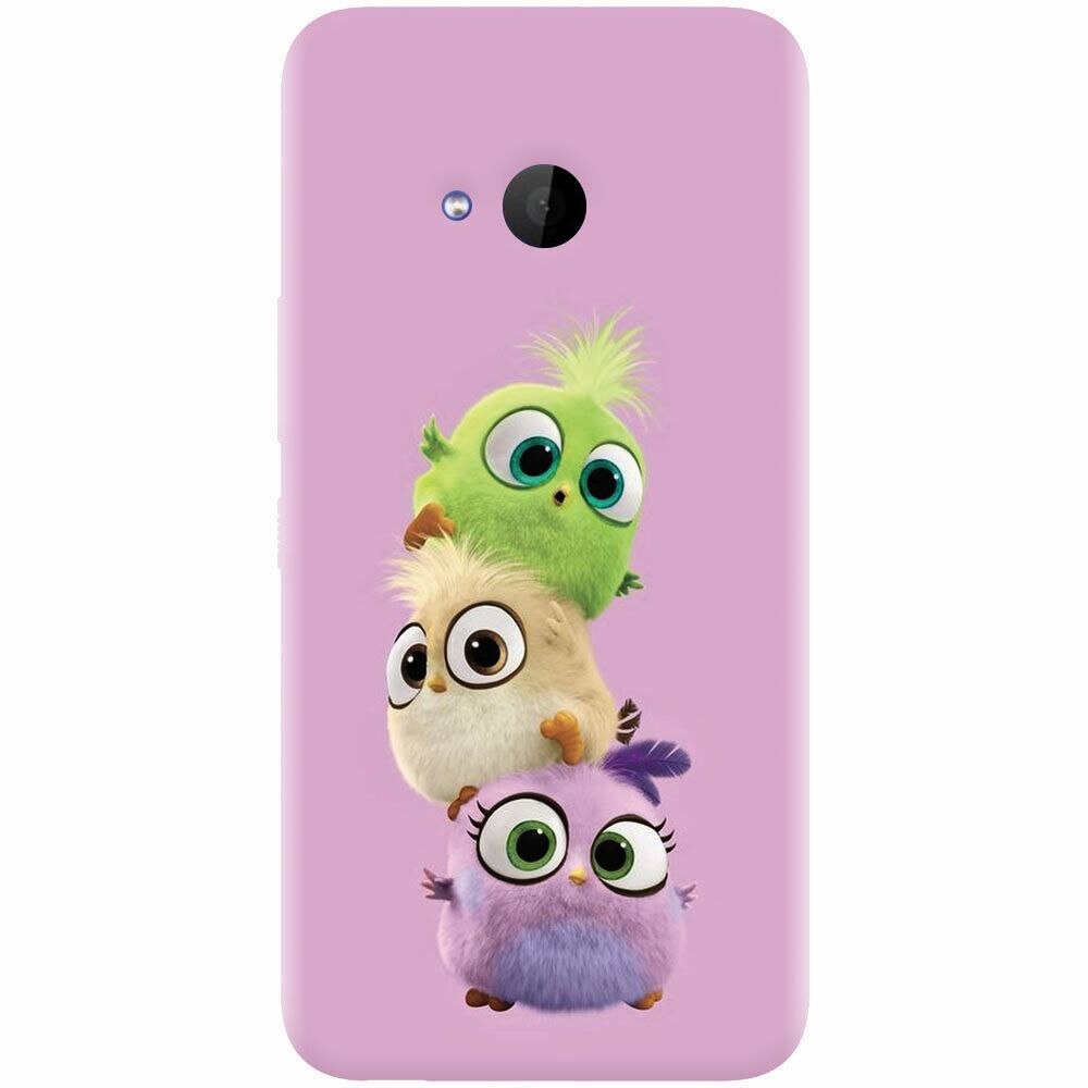 Husa silicon pentru Htc U 11 Life, Baby Birds