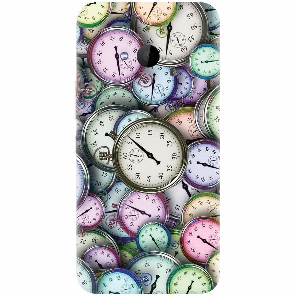 Husa silicon pentru Htc U 11 Life, Clocks