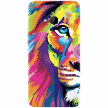 Husa silicon pentru Htc U 11 Life, Colorfull Lion 002 Husa silicon pentru Htc U 11 Life, Colorfull Lion 002