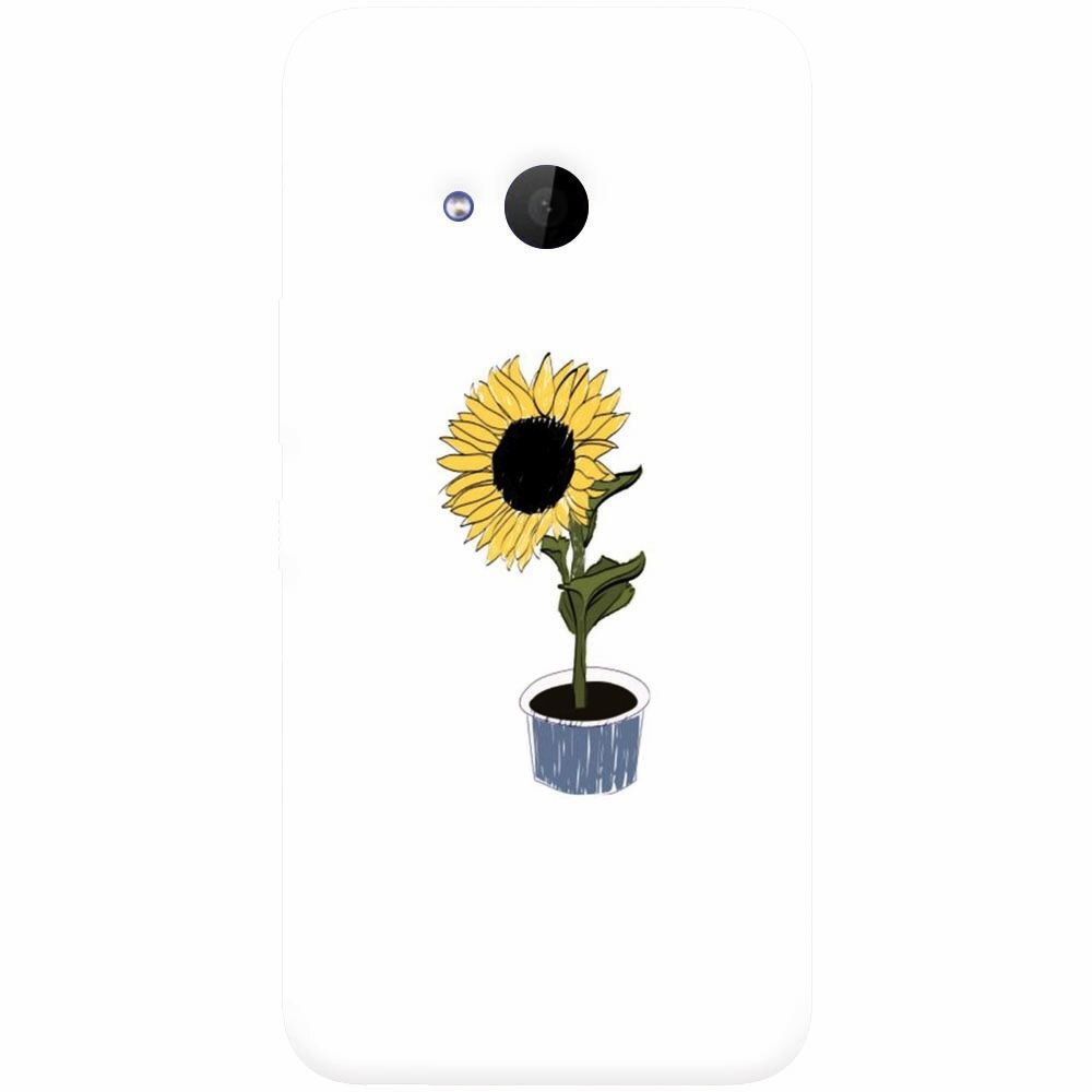 Husa silicon pentru Htc U 11 Life, Sun Flower