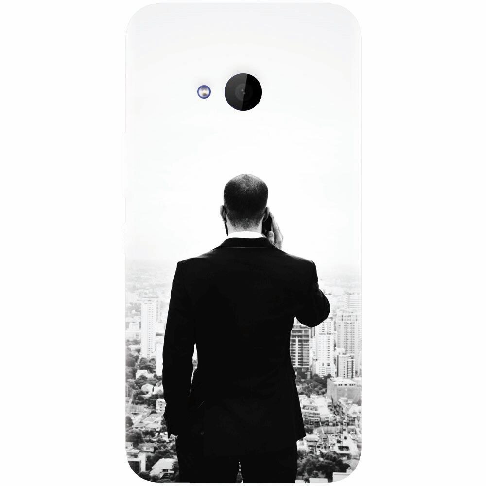 Husa silicon pentru Htc U 11 Life, Man In Suit