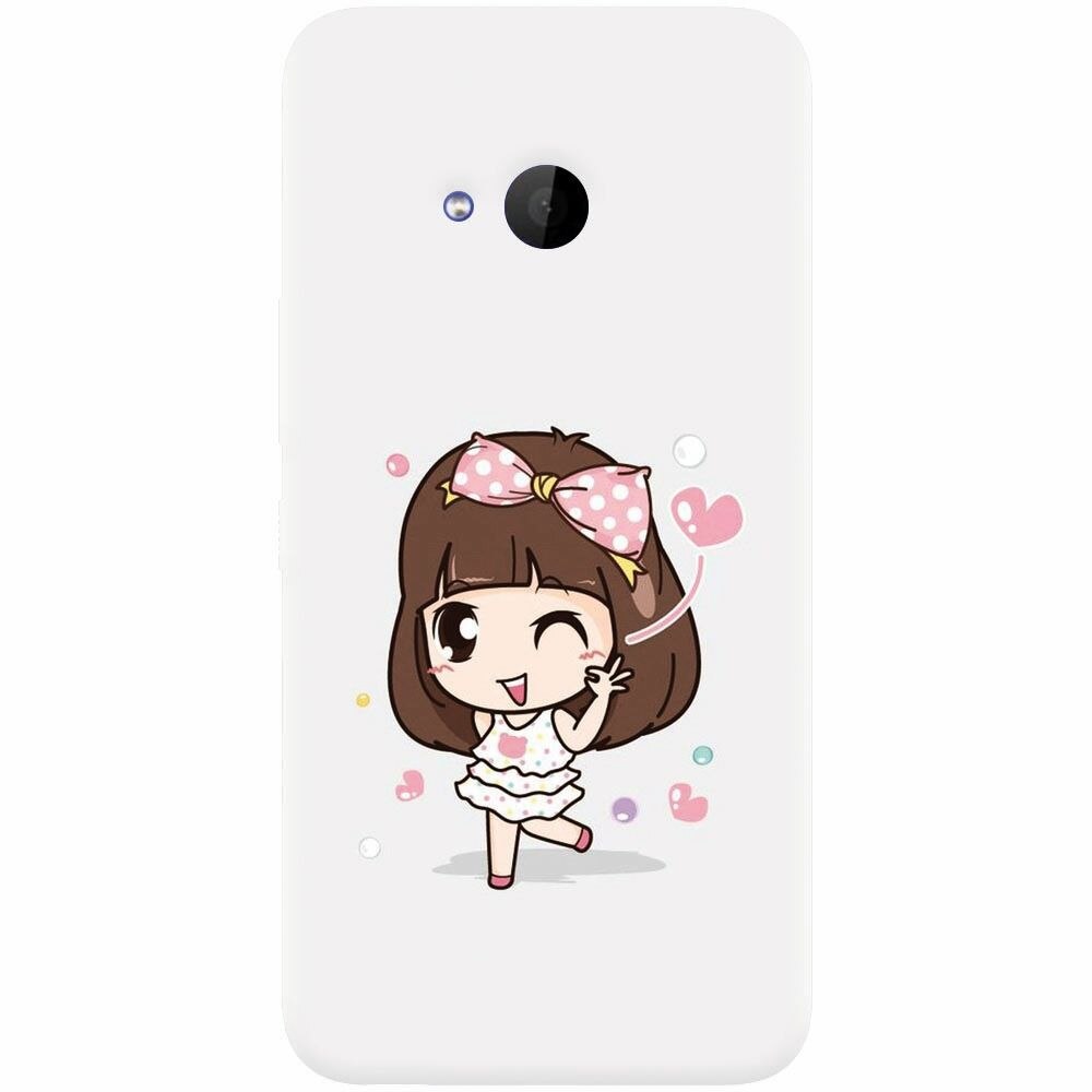 Husa silicon pentru Htc U 11 Life, Happy Girl
