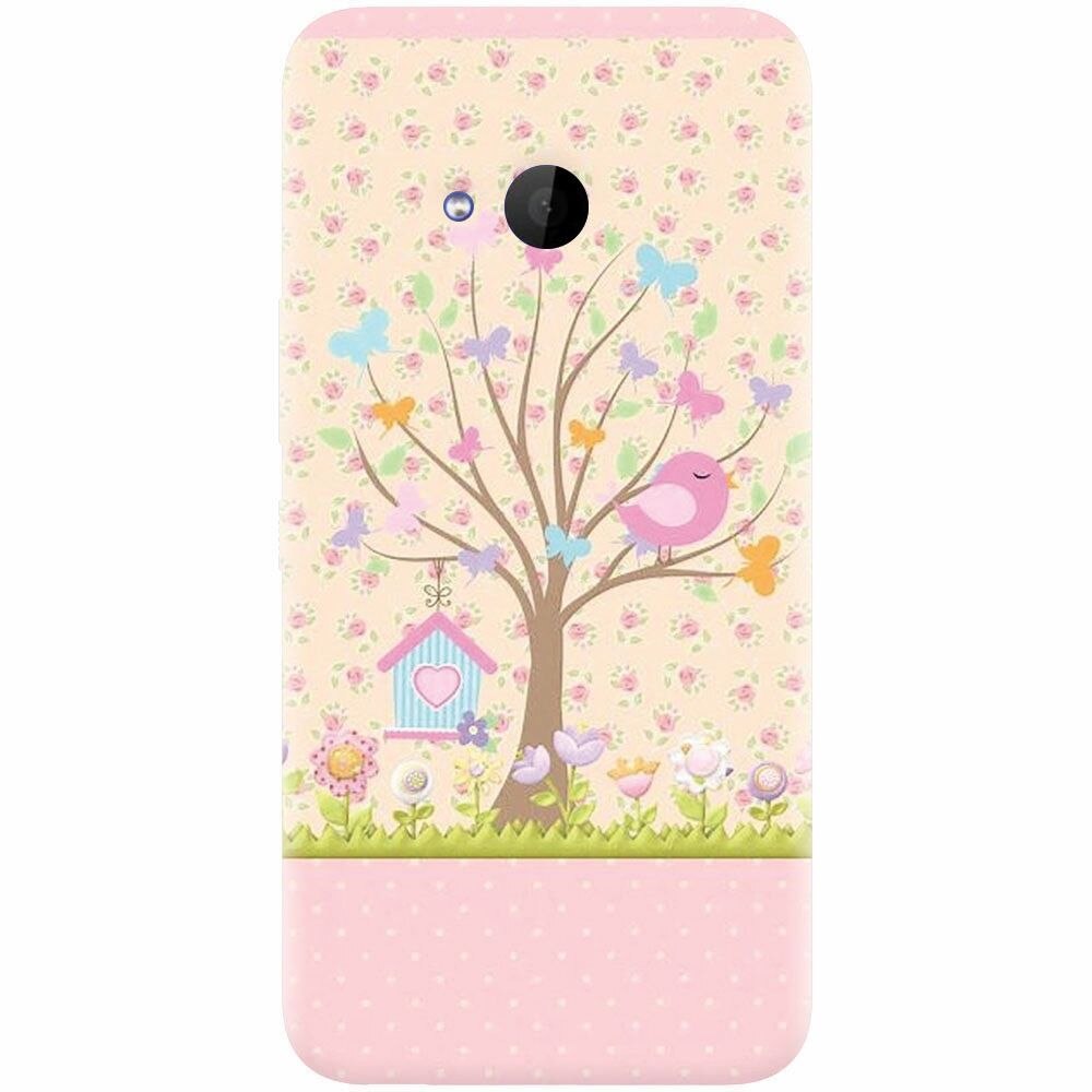 Husa silicon pentru Htc U 11 Life, Cute Birdhouse