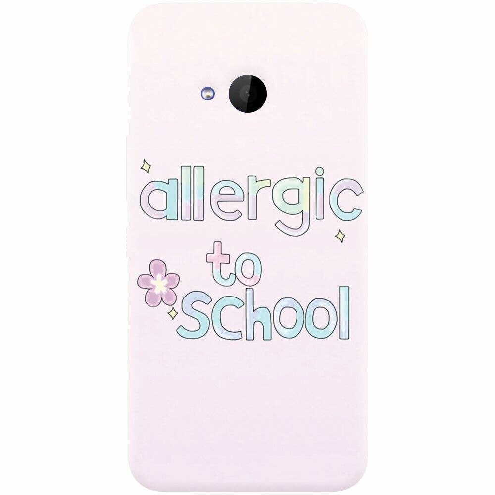 Husa silicon pentru Htc U 11 Life, Allergic To School