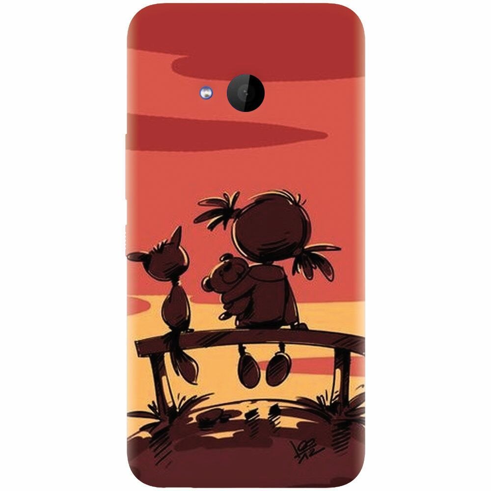 Husa silicon pentru Htc U 11 Life, Lovely Sunsets
