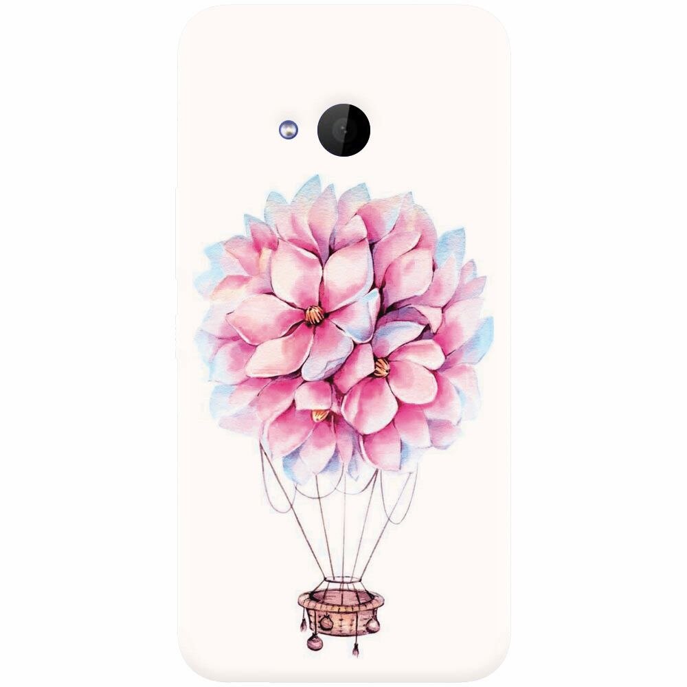 Husa silicon pentru Htc U 11 Life, Flower Baloon